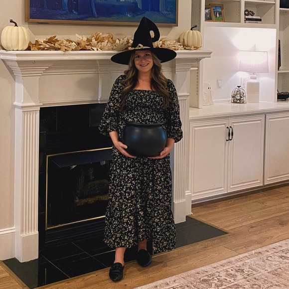 Pinkblush Black Floral Long Sleeve Dress - Picture 6 of 6